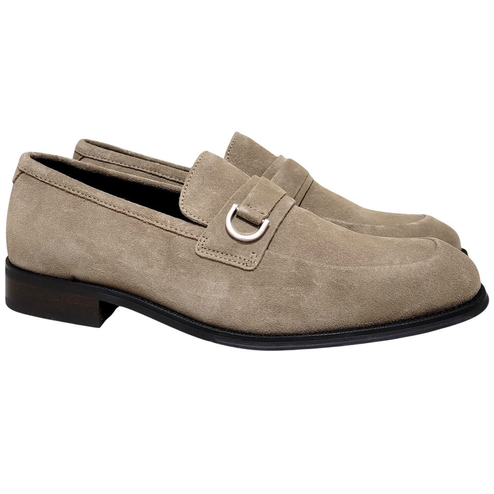 Alfani Men Marekk Slip On Penny Loafers Size US 8M Mushroom Grey-Brown